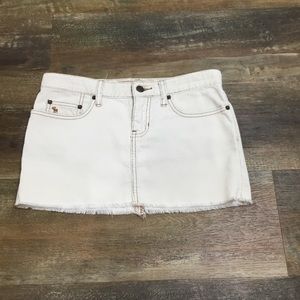 VINTAGE 🔥Abercrombie and finch Y2K Cordaroy mini skirt size 00